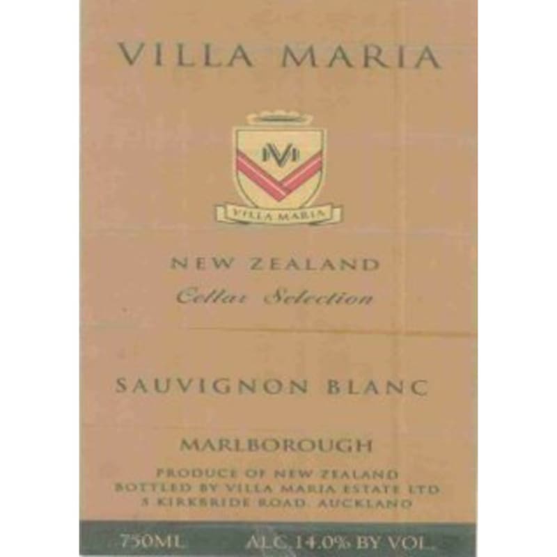 Villa Maria Cellar Selection Sauvignon Blanc 2010 Front Label