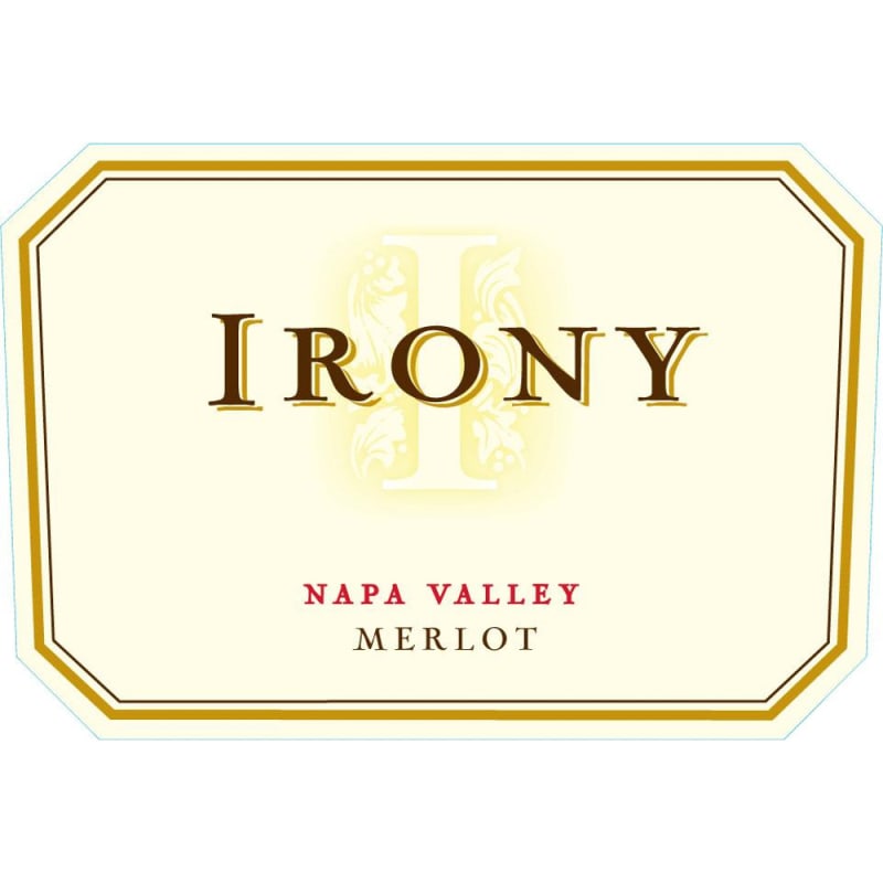 Irony Napa Valley Merlot 2008 Front Label