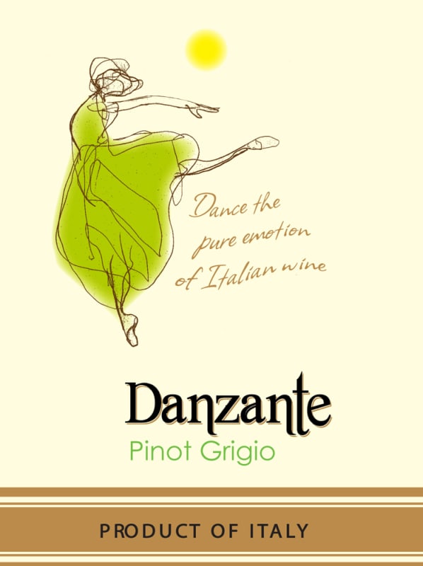 Danzante Pinot Grigio 2009 Front Label