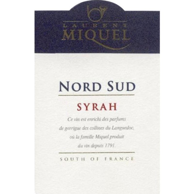 Laurent Miquel Nord Sud Syrah 2007 Front Label