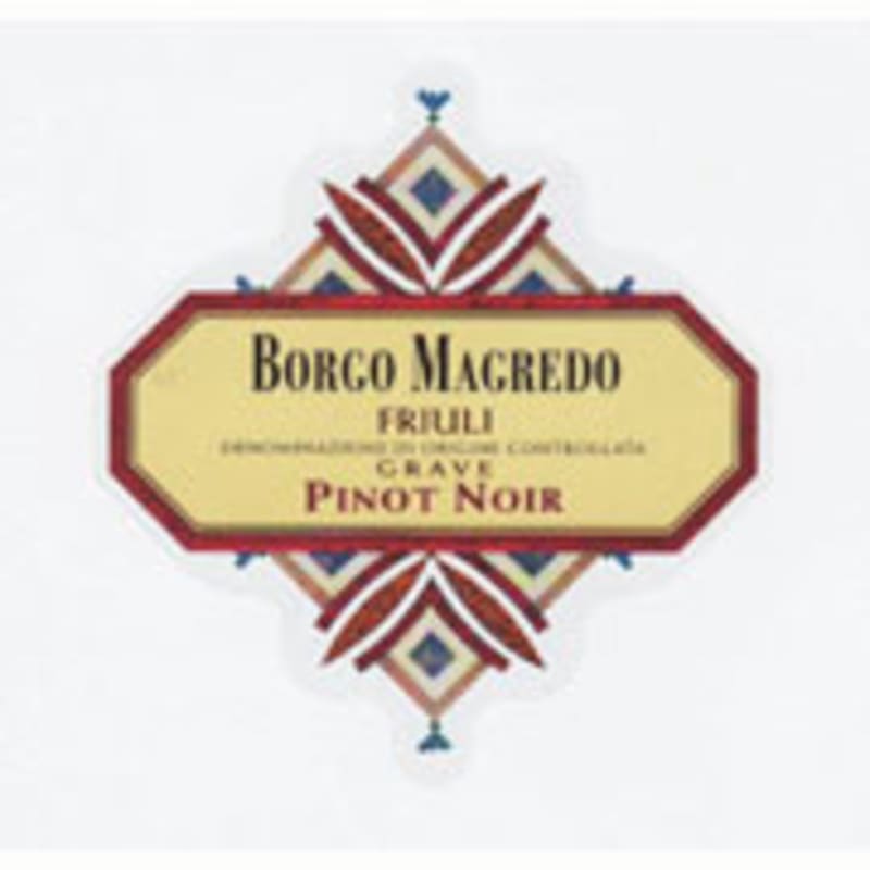 Borgo Magredo Pinot Noir 2009 Front Label