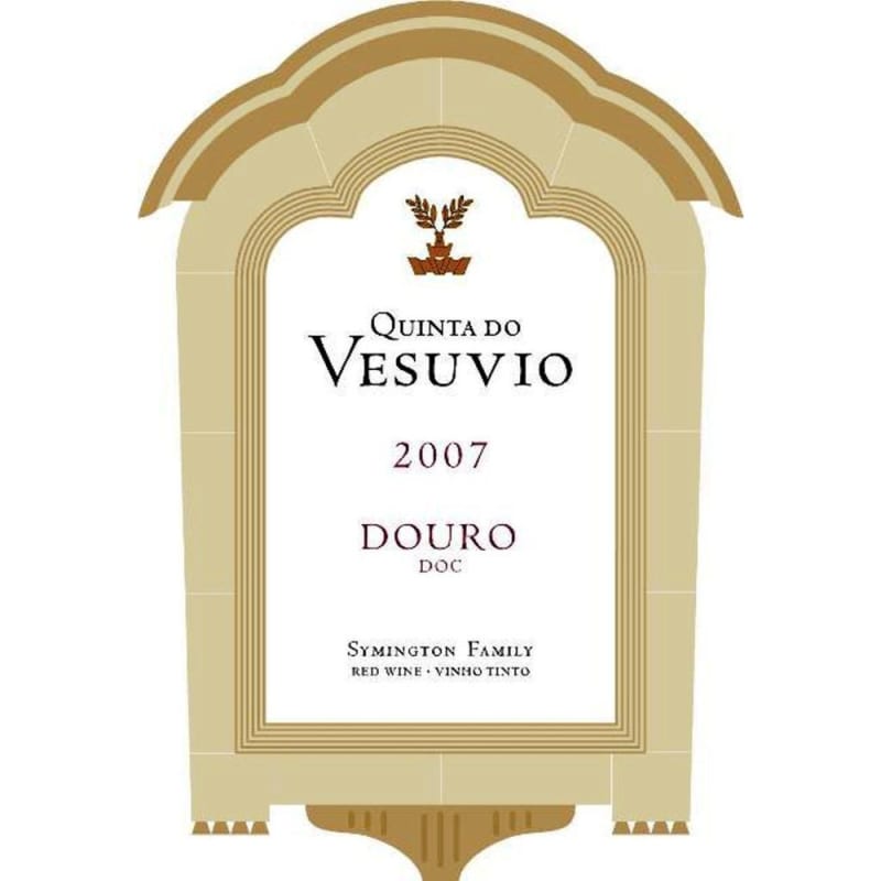 Quinta do Vesuvio Douro Red 2007 Front Label