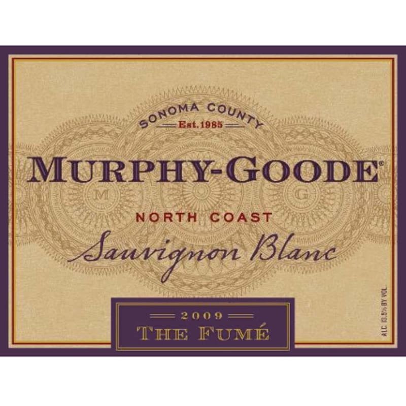Murphy-Goode The Fume 2009 Front Label