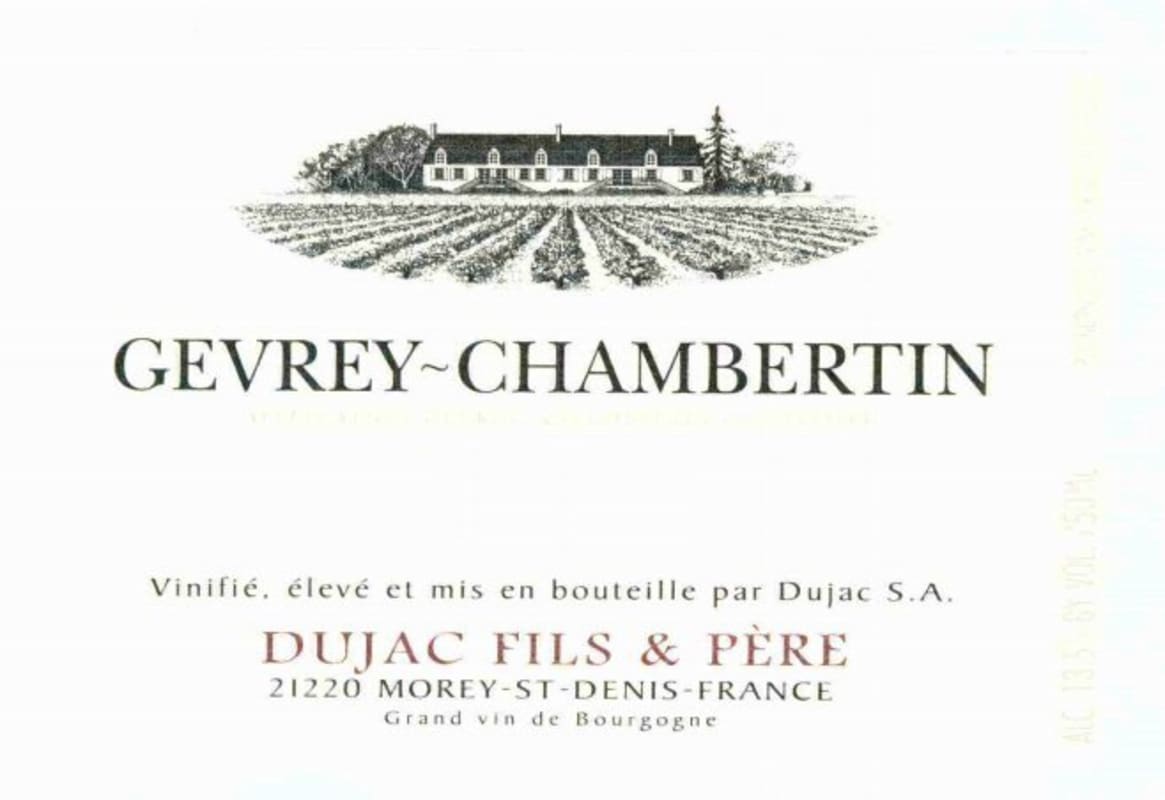 Domaine Dujac Gevrey Chambertin 2006 Front Label