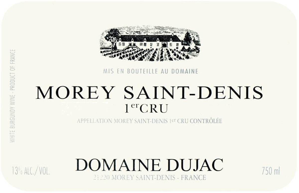 Domaine Dujac Morey Saint-Denis Premier Cru 2012 Front Label