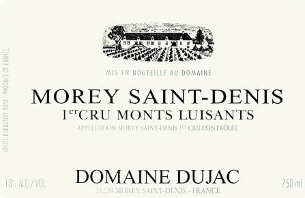 Domaine Dujac Morey-Saint-Denis Monts Luisants Premier Cru 2010 Front Label