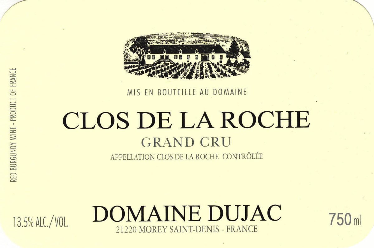 Domaine Dujac Clos de la Roche Grand Cru 2014 Front Label