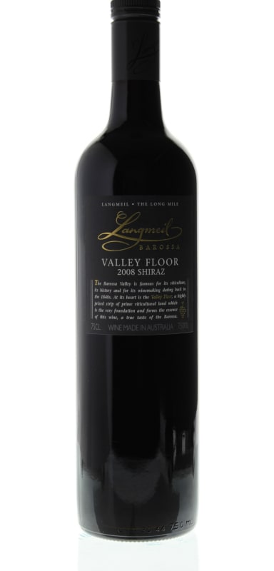 Langmeil Valley Floor Shiraz 2008 Front Bottle Shot