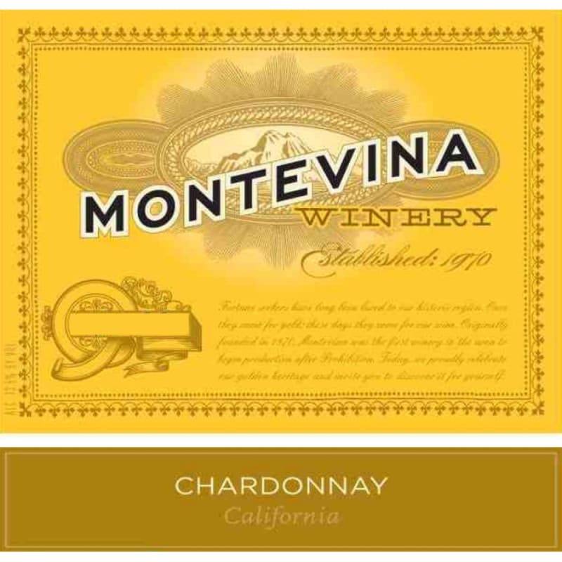 Montevina Chardonnay 2009 Front Label
