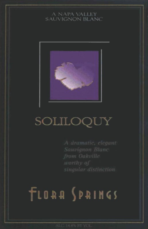 Flora Springs Soliloquy Vineyard Sauvignon Blanc 2004 Front Label