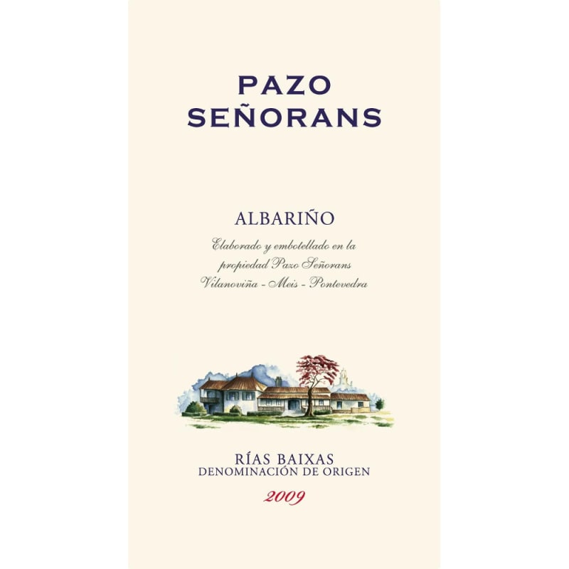 Pazo de Senorans Albarino 2009 Front Label