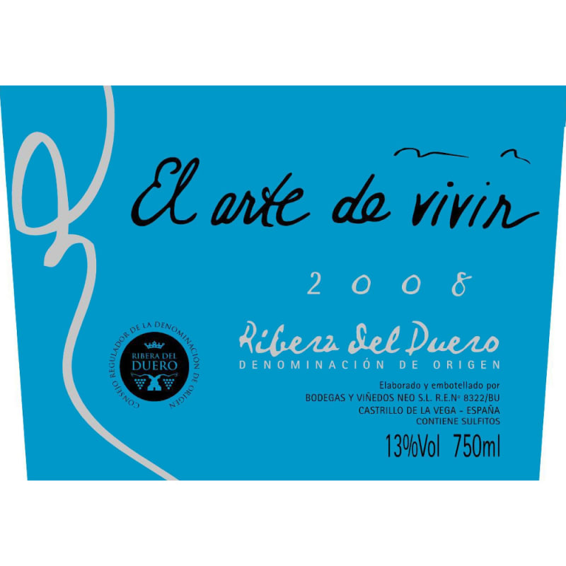 Bodegas Conde El Arte de Vivir 2008 Front Label