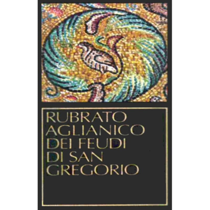Feudi di San Gregorio Rubrato Aglianico 2007 Front Label