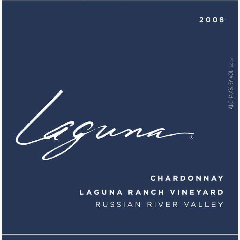 Laguna Winery Russian River Chardonnay 2008 Front Label