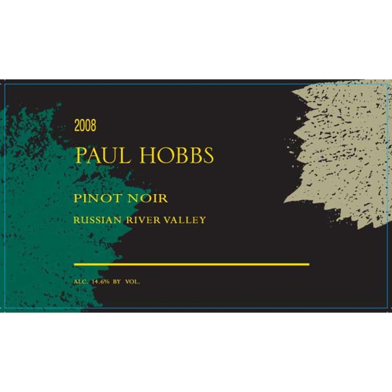 Paul Hobbs Russian River Pinot Noir 2008 Front Label