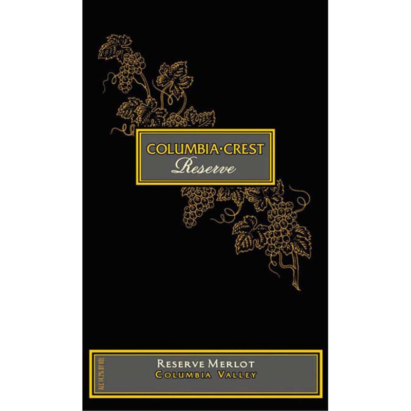 Columbia Crest Reserve Merlot 2007 Front Label