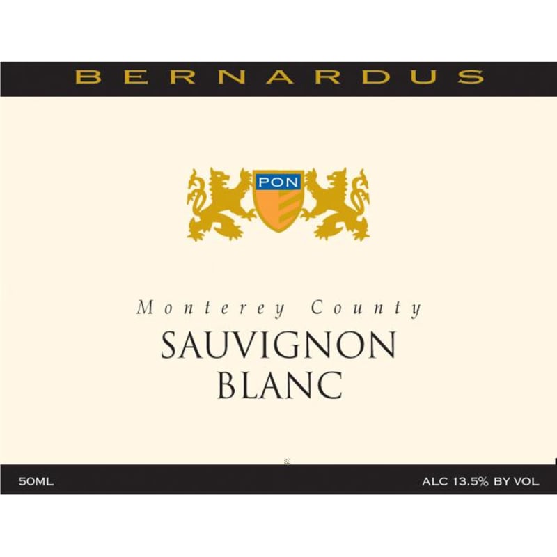 Bernardus Monterey County Sauvignon Blanc 2009 Front Label