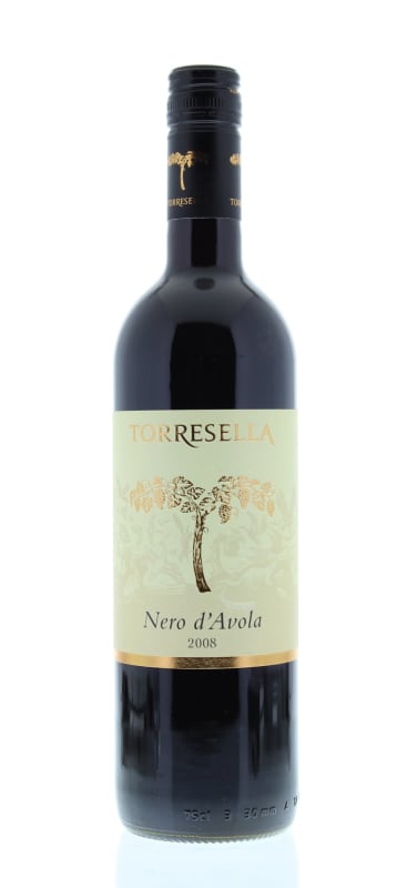 Torresella Nero d'Avola 2008 Front Bottle Shot