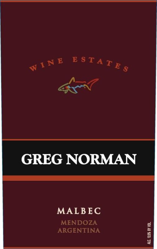 Greg Norman Estates Malbec 2014 Front Label