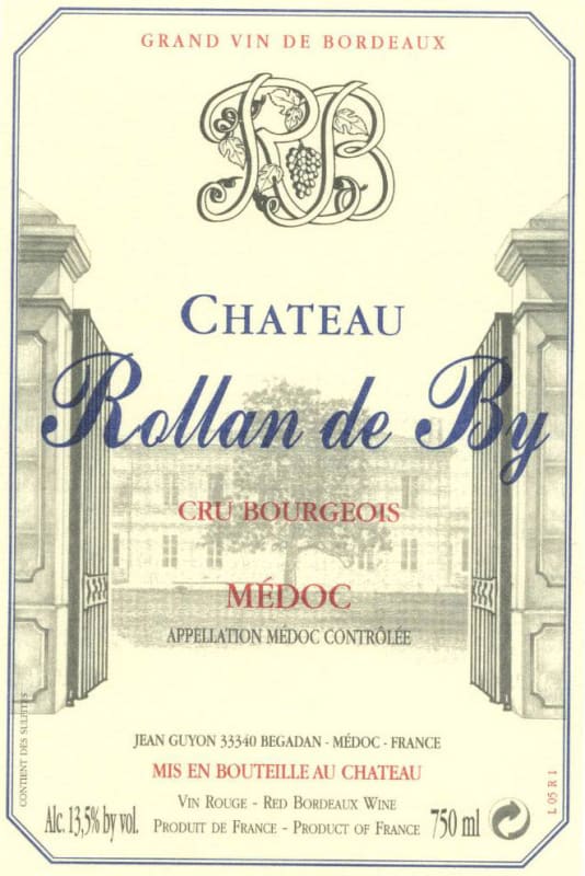 Chateau Rollan de By 2008 Front Label