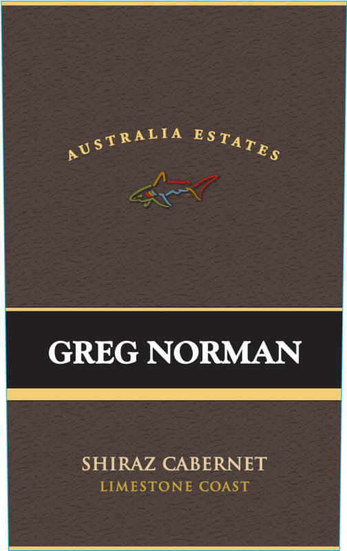 Greg Norman Estates Limestone Coast Australia Estates Shiraz Cabernet Sauvignon 2011 Front Label