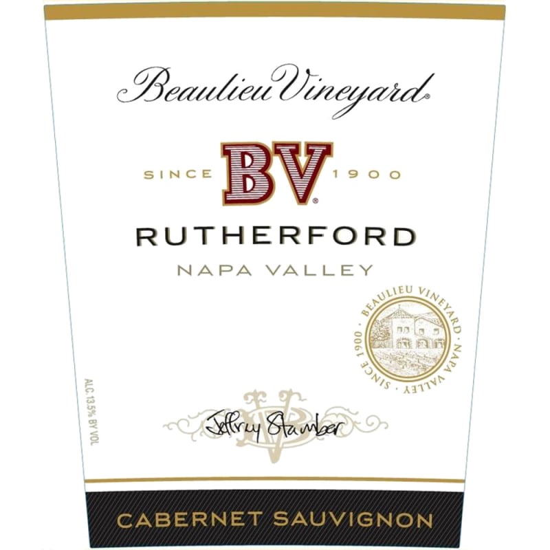 Beaulieu Vineyard Rutherford Cabernet Sauvignon 2007 Front Label