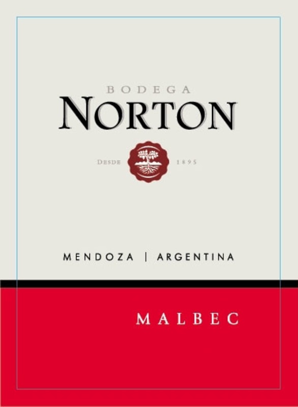 Bodega Norton Malbec 2010 Front Label