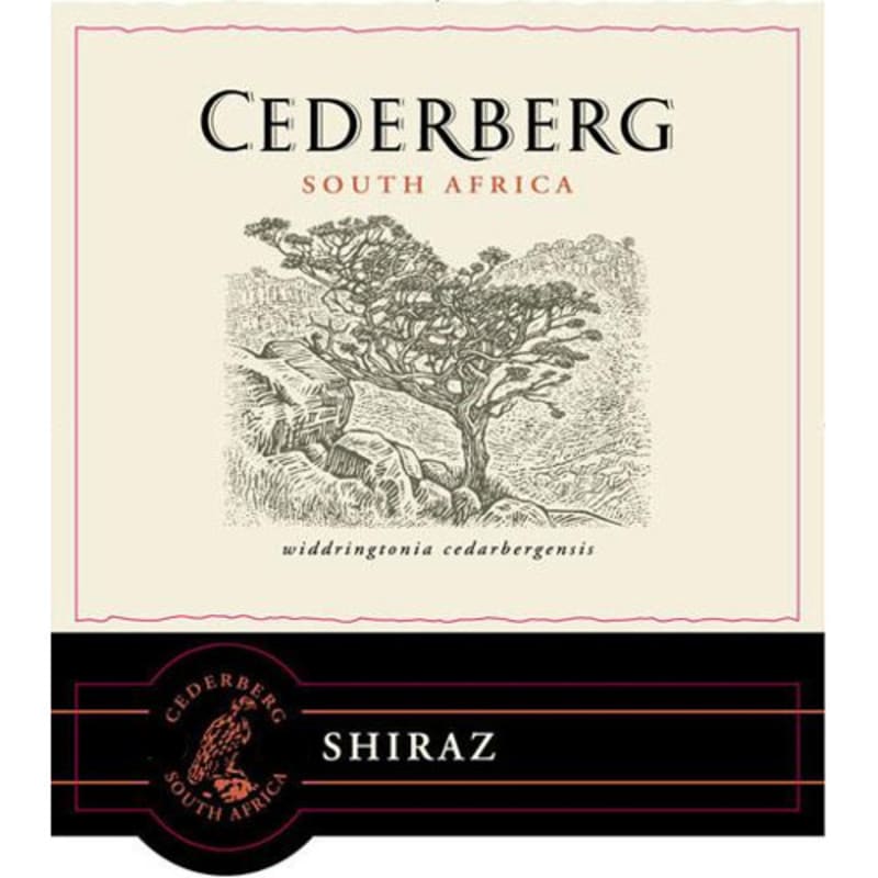 Cederberg Shiraz 2007 Front Label