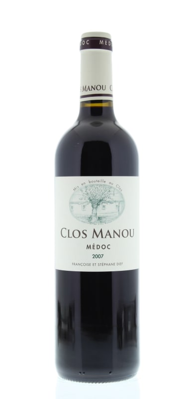 Clos Manou 2007 Front Bottle Shot