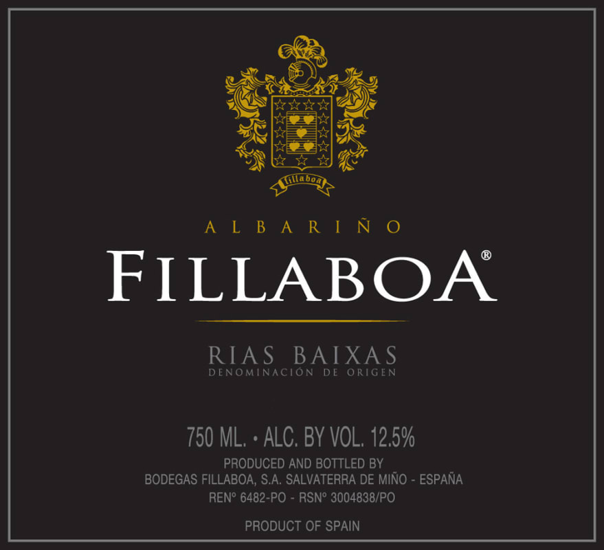 Bodegas Fillaboa Rias Baixas Albarino 2009 Front Label