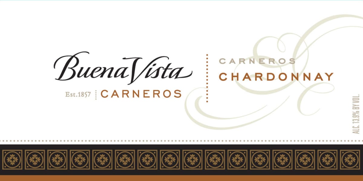 Buena Vista Carneros Chardonnay 2008 Front Label