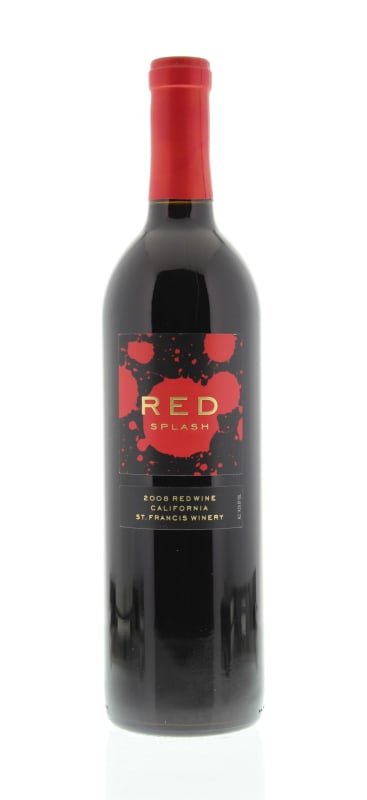 St. Francis RED SPLASH 2008 Front Bottle Shot