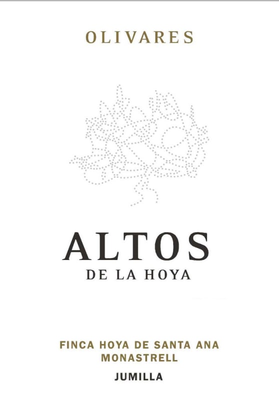 Olivares Altos de la Hoya 2009 Front Label