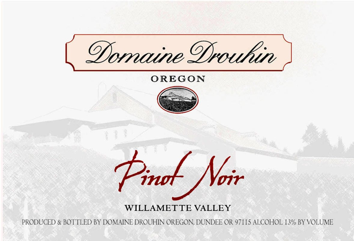 Domaine Drouhin Oregon Pinot Noir 2008 Front Label