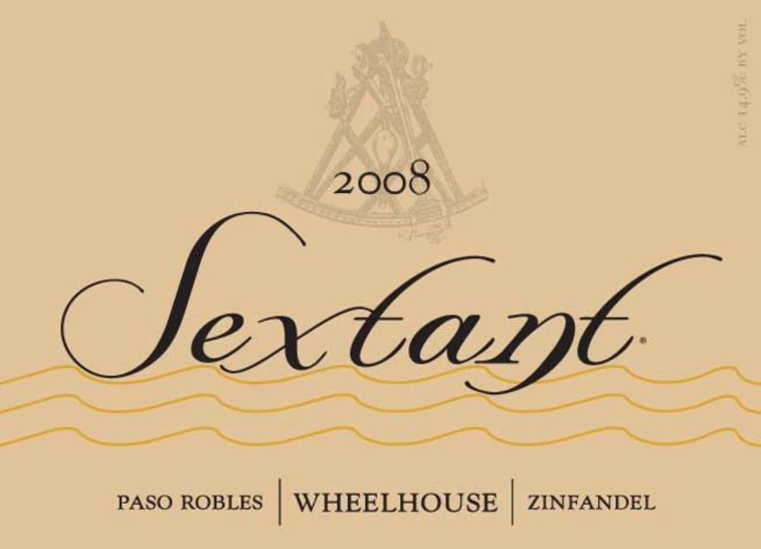 Sextant Wheelhouse Zinfandel 2008 Front Label