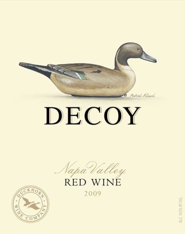 Decoy Red 2009 Front Label