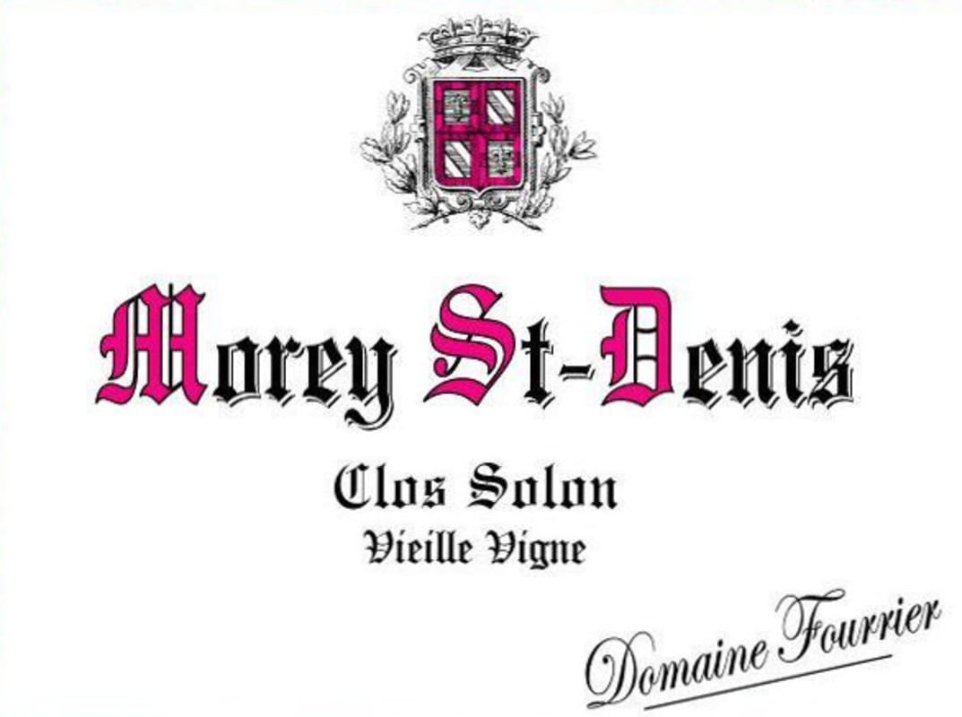 Domaine Fourrier Morey-St-Denis Clos Solon Vieille Vigne 2013 Front Label