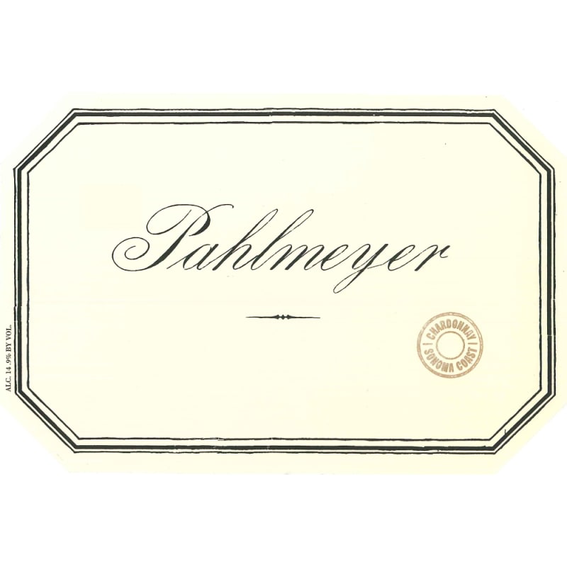 Pahlmeyer Sonoma Coast Chardonnay 2008 Front Label