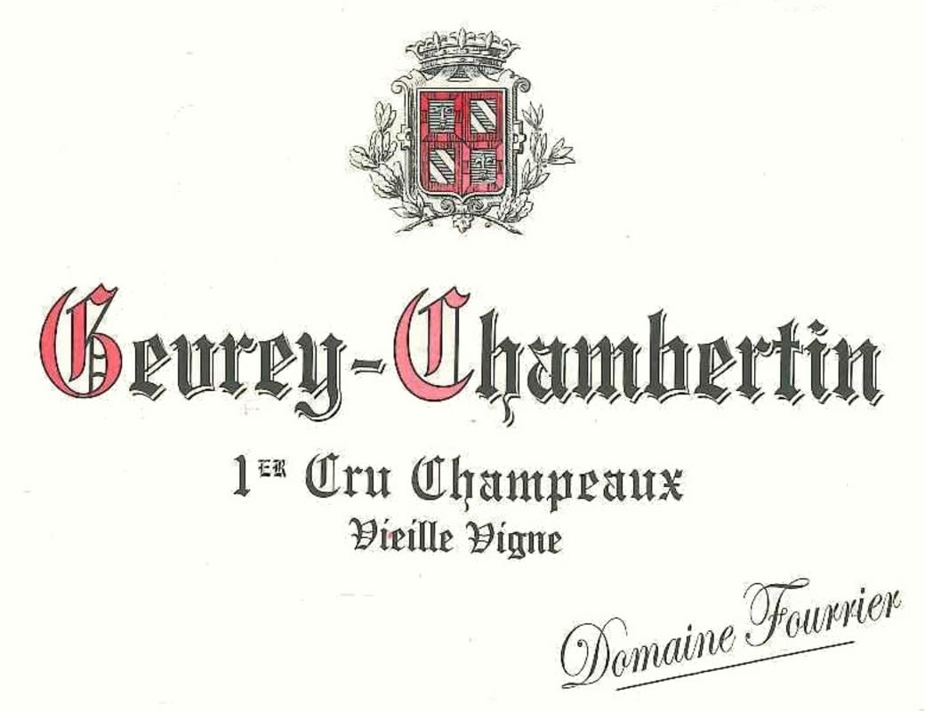 Domaine Fourrier Gevrey-Chambertin Premier Cru Les Champeaux 2012 Front Label