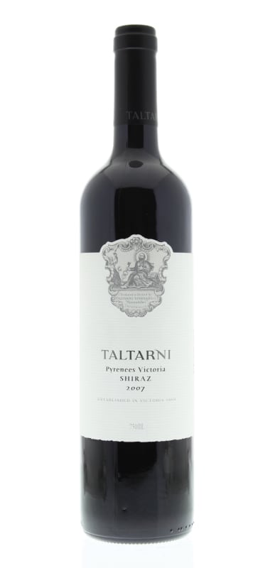 Taltarni Pyrenees Shiraz 2007 Front Bottle Shot