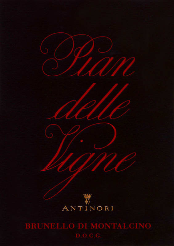 Marchesi Antinori Pian Delle Vigne Brunello di Montalcino 2005 Front Label