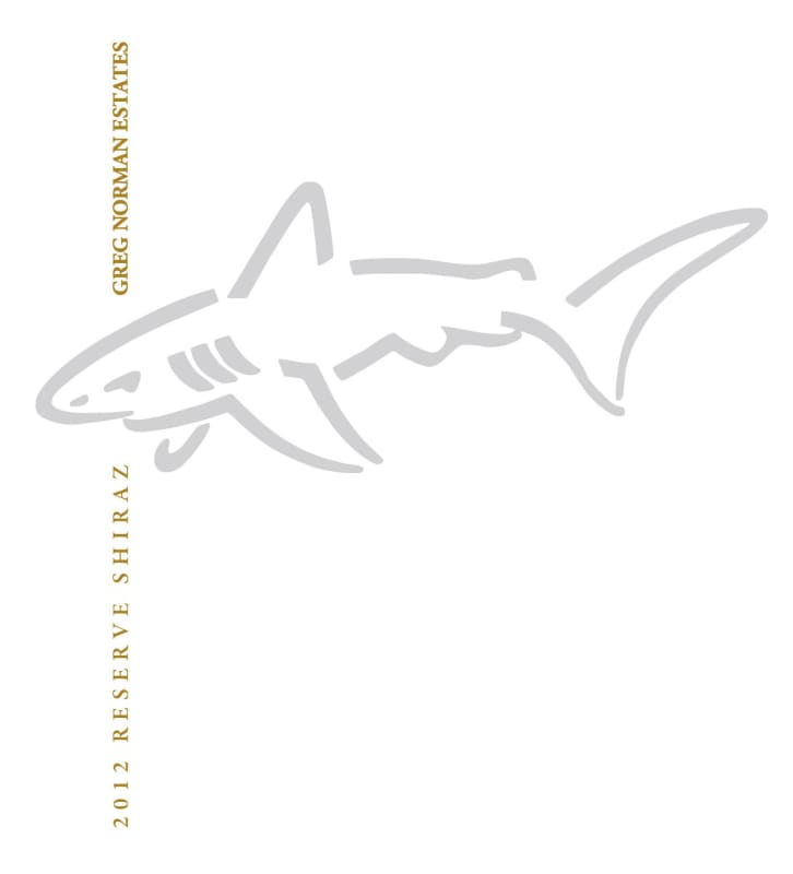 Greg Norman Estates Limestone Coast Reserve Shiraz 2012 Front Label