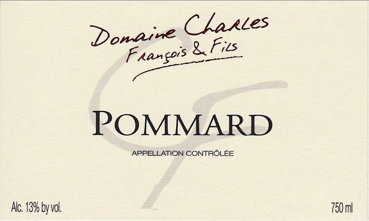 Francois Charles Volnay Pommard 2013 Front Label
