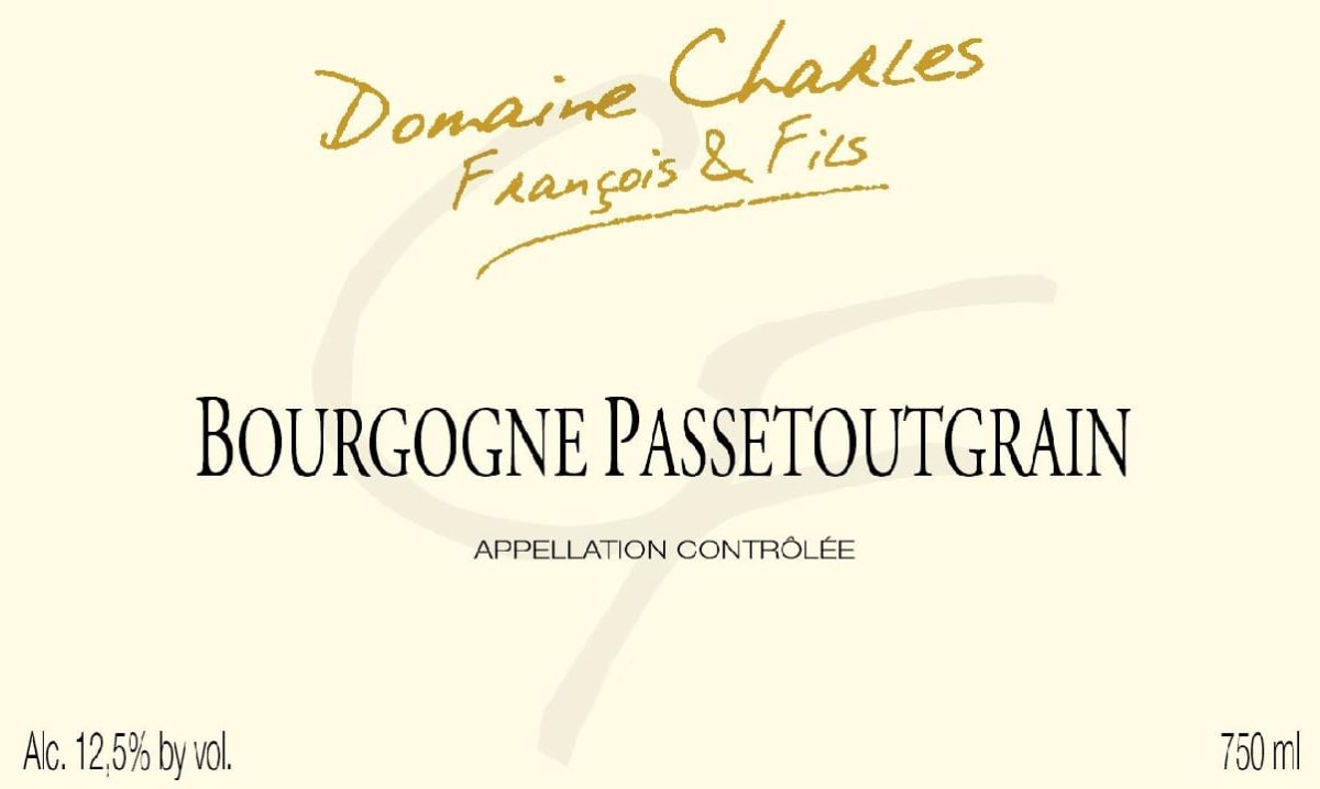 Francois Charles Volnay Bourgogne Passetoutgrain 2013 Front Label