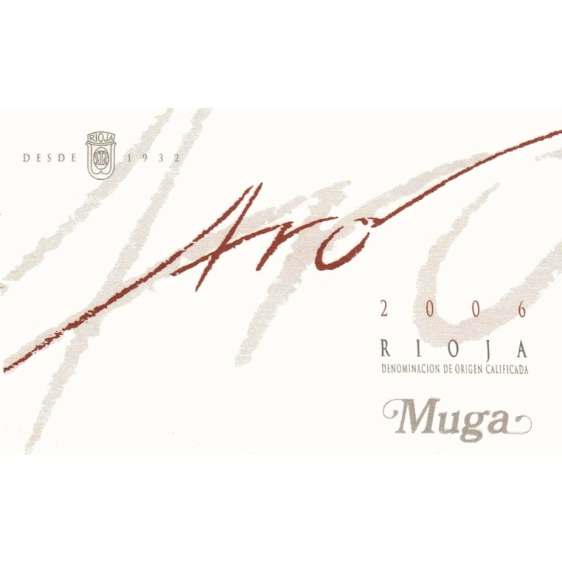 Bodegas Muga Aro 2006 Front Label