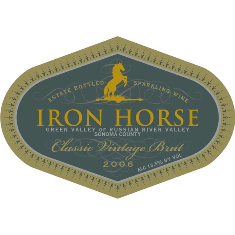 Iron Horse Classic Vintage Brut 2006 Front Label