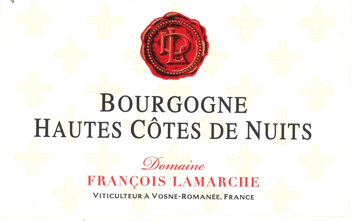 Francois Lamarche Hautes Cotes de Nuits 2013 Front Label