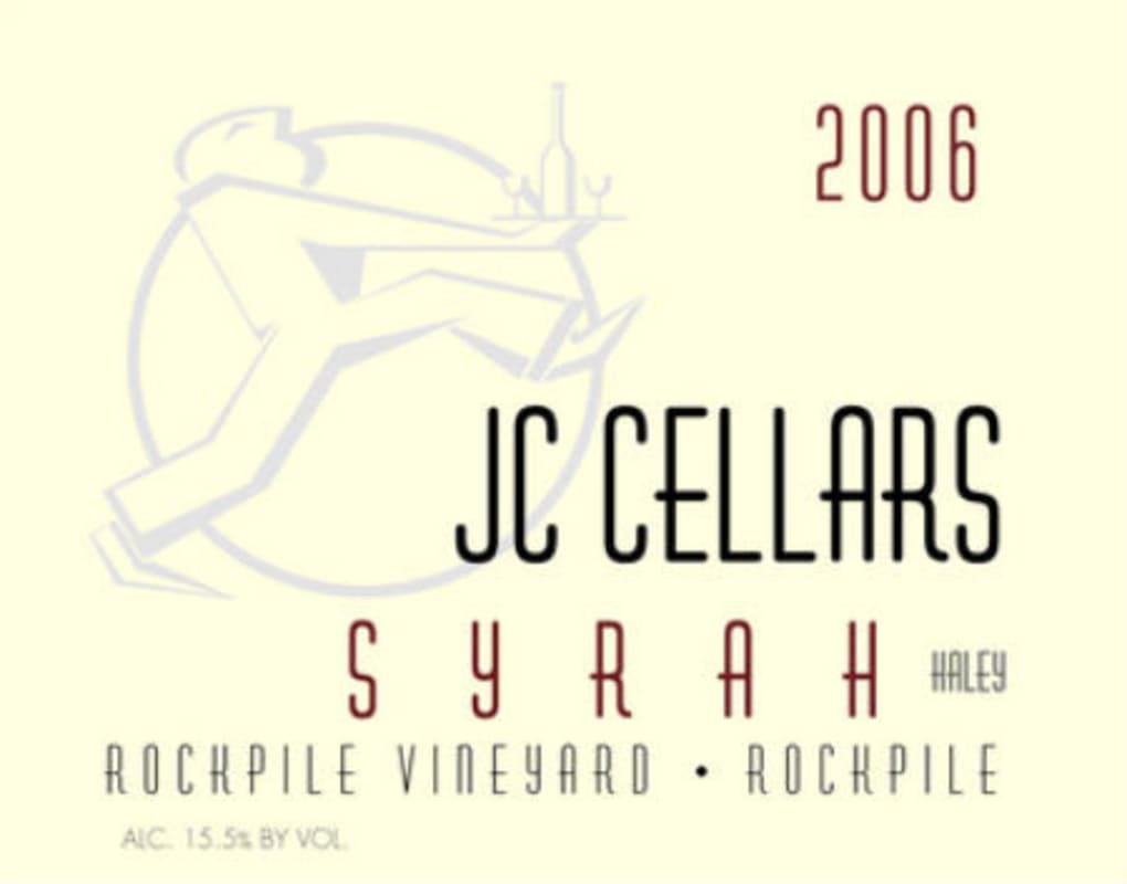 Jeff Cohn Cellars Haley's Reserve Rockpile Syrah 2006 Front Label