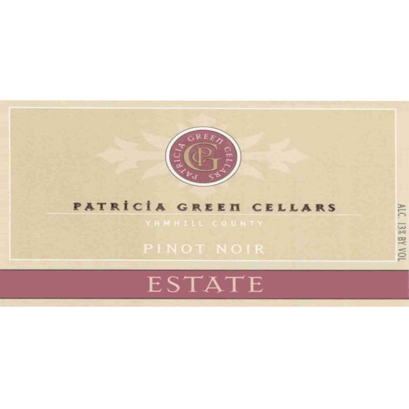 Patricia Green Estate Pinot Noir 2008 Front Label