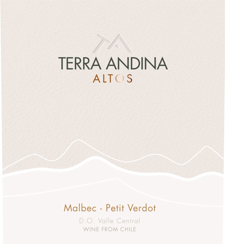Terra Andina Altos Malbec-Petit Verdot 2008 Front Label